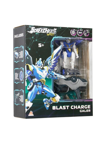 Дитячий ігровий набір S5 L1 ГАЛЕР! EU686111 запускач-бластер, машинка-трансформер Screechers Wild (315351771)