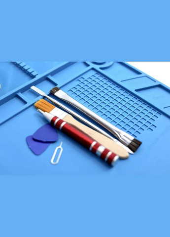 Килимок монтажний BEST BST-S-180-A1 термостійкий, силіконовий мат для паяльника, ремонту смартфонів 550x350 мм No Brand (322568229)