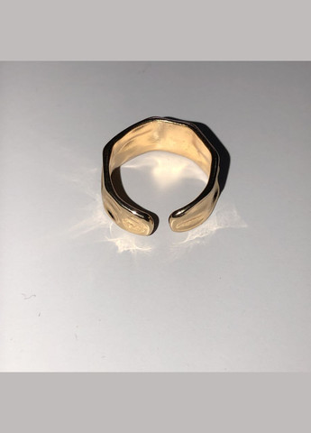 Кільце М'ята пластина золотист0й (12-90) No Brand (314931120)