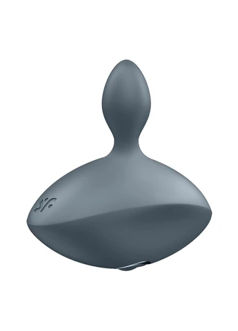 Анальна вібропробка сірого кольору Booty Absolute Beginners 4 Satisfyer (382846216)