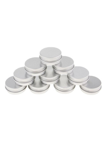 Баночка косметична алюміній 15 мл (срібло) No Brand (369759583)