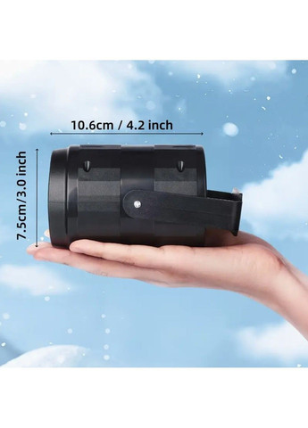 Новогодний рождественский лазерный проектор с интерактивными снежинками No Brand (368889095)