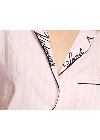 Комбінована піжама жіноча фланелева flannel long pajama set на середній зріст сорочка + брюки Victoria's Secret