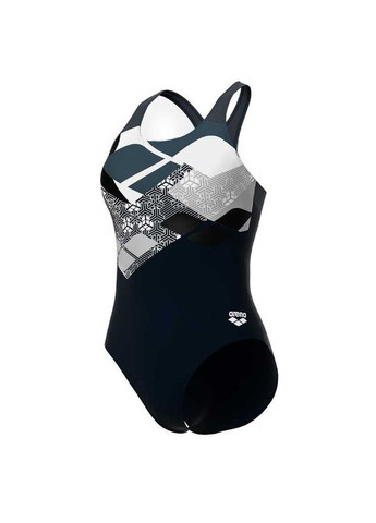 Комбінований демісезонний купальник жіночий logo kikko swimsuit controlpro (006731-550) Arena