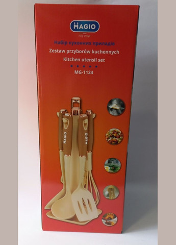Набор кухонных приборов MG1124 бежевый. Magio (300001294)