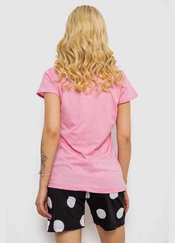 Рожева всесезон жіноча піжама з принтом Fashion