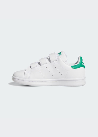 Білі всесезонні кросівки disney stan smith comfort closure kids adidas