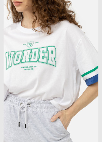 Жіноча футболка з коротким рукавом колір білий CB-00245335 Divon - (319128789)