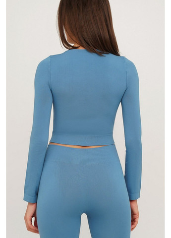 Топ безшовний з довгими рукавами CROP TOP Giulia — 356567147