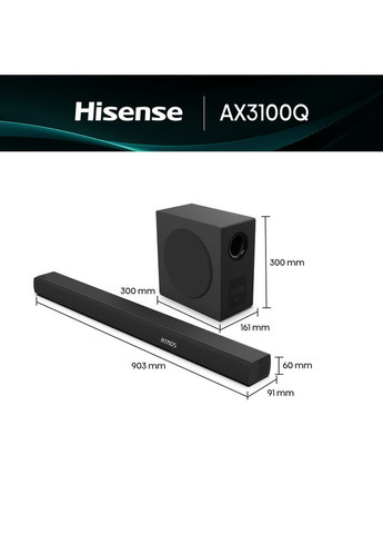 Саундбар AX3100Q Hisense (370607971)