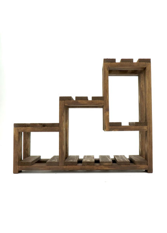 Підставка для квітів з дерева Мозель мокко (ЦВП-002910) No Brand (328224897)