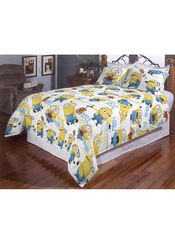 Постельное белье Гадкий Я, бязь Двуспальный размер, наволочки 70/70 No Brand (364220675)