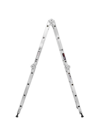 Алюмінієва драбинатрансформер STANDARD (4х3 сходинки) двостороння розставна (20133) Ladder (286422641)