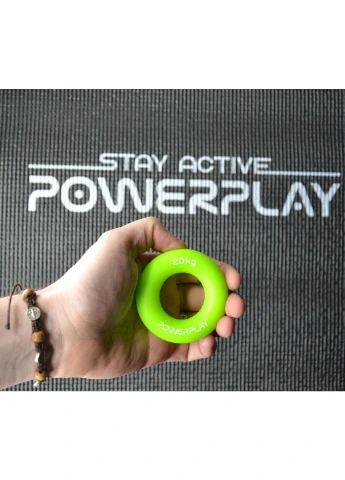 Кистевой эспандер силиконовый PP-4324 Hand Grip Ring Medium 20 кг. PowerPlay (389578593)