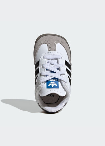 Білі всесезонні кросівки samba kids adidas
