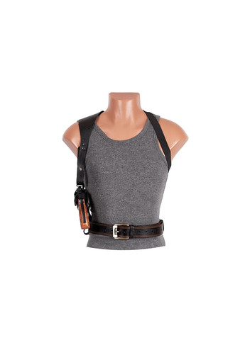 Кобура Револьвера 3 Левша оперативная + поясная не формованная (кожа, черная) Сварог (342375285)