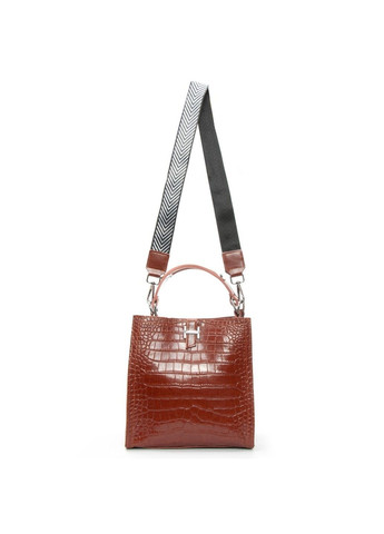 Жіноча шкіряна сумка через плече 9701 camel Alex Rai (370766781)