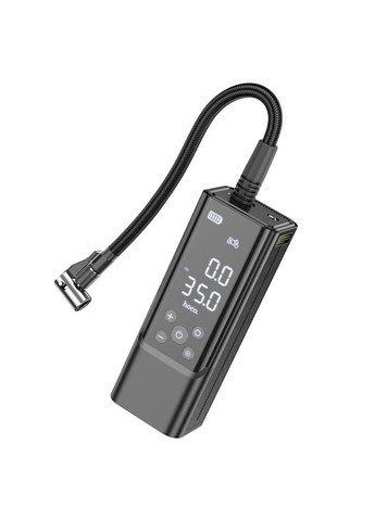 Автомобільний насос ZP7 Maddy portable smart air pump(5000mAh) Black (6942007614511 ) Hoco (303337584)