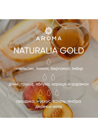 Аромат / Віддушка NATURALIA GOLD 10 гр - для парфумів, аромадифузорів та косметичних засобів Aroma line (343052731)