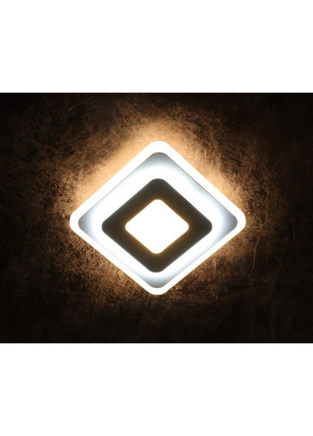 Сучасний квадратний світильник стельовий LED для кімнати кухні ванної 26131 Білий 4х20х20 см. Sunnysky (372295626)