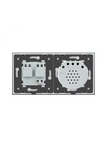 Розумний сенсорний ZigBee вимикач 1 сенсор 1 розетка білий скло (VL-C701Z/C7C1EU-11) Livolo (370984953)