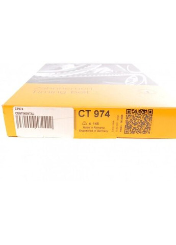 Ремень зубчатый ГРМ (Пр-во ) CT974 ContiTech (366206804)