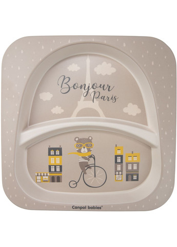 Набір посуду Bonjour Paris, 5 предметів, бежевий () Canpol Babies 9/227_bei (328401911)