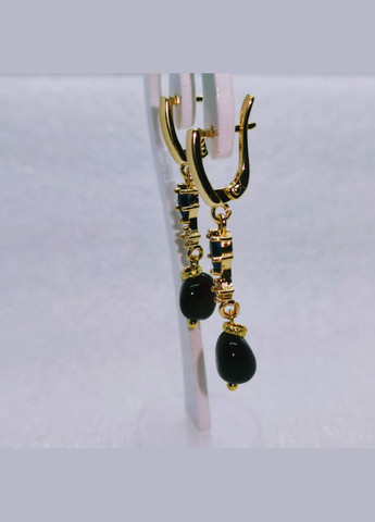 Сережки 3189 з натуральним бурштином MINOV (317271310)