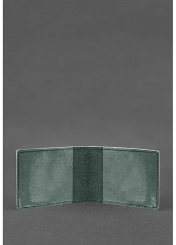 Обкладинка для посвідчення журналіста з натуральної шкіри, дві прозорі кишені, зелена(BB_30003877) No Brand (384673153)