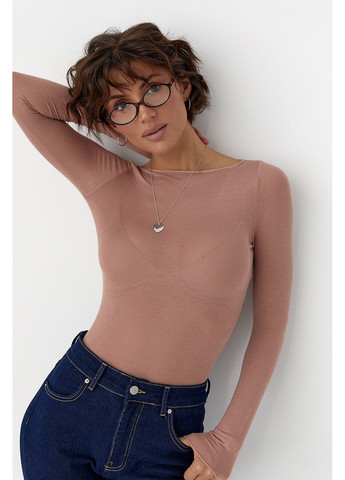 Приталенный лонг в сетку Lurex (360976973)