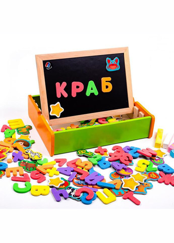 Игра настольная "Магнитный развивающий набор с доской" VT5411-17 Vladi toys (305314953)