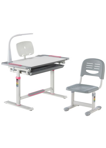 Комплект детской мебели парта и стул трансформеры FunDesk Littonia Pink (354178713)