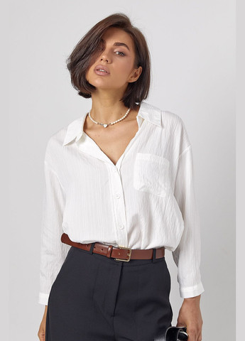 Стильна сорочка у смужку з рукавами три чверті No Brand (319705705)