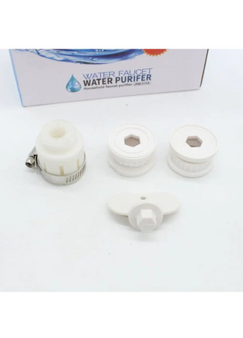 Керамічний фільтр насадка на кран у кухню ванну для очищення поліпшення якості проточної води 140х110 мм (480952-Prob) Білий Unbranded (349225840)