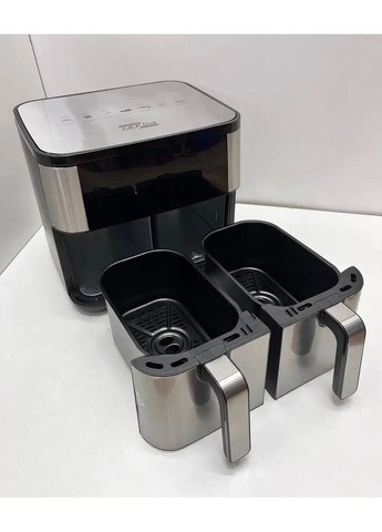 Аерофритюрниця на 2 чаші Zepline ZP-209 з потужністю 4000Вт на 12л Hengda (364506897)