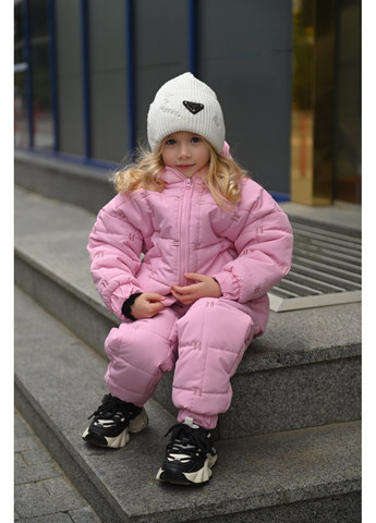 Розовый зимний детский зимний костюм для девочки брюки и куртка. Nositi