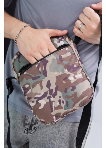 Компактна сумка барсетка, маленька чоловіча молодіжна, барсетка месенджер для зберігання, камуфляж No Brand (348782168)