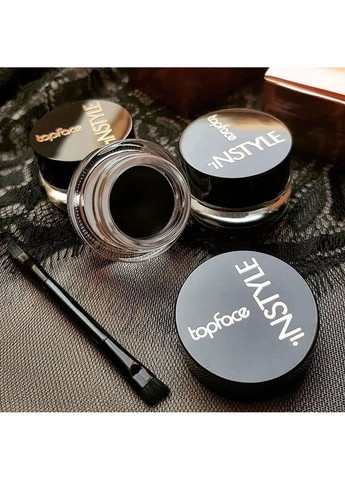 Подводка гелевая для глаз Instyle Gel Eyeliner PT552 001 Black TopFace (362039536)