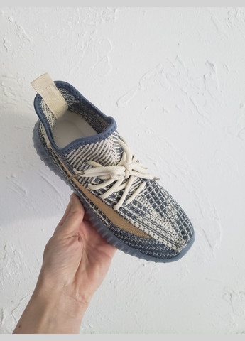 Кросівки YEEZY сірі з сіткою No Brand сірі літо (293172976)