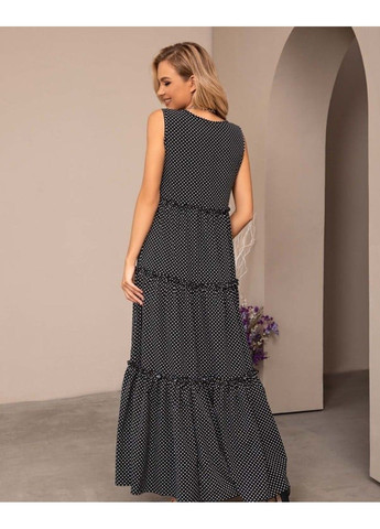 Черное повседневный платье 11733 l черный ISSA PLUS