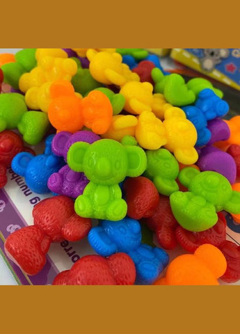 Сортуй по кольорах та рахуй Сортери Розвиваюча гра Коали 48 фігур 6 кольорів Різнокольоровий (М1950172) Xin Runyang (302746914)