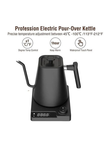 Чайник KT10 Pro c регулировкой температуры Электрический (R-KT10-VS) No Brand (303348753)