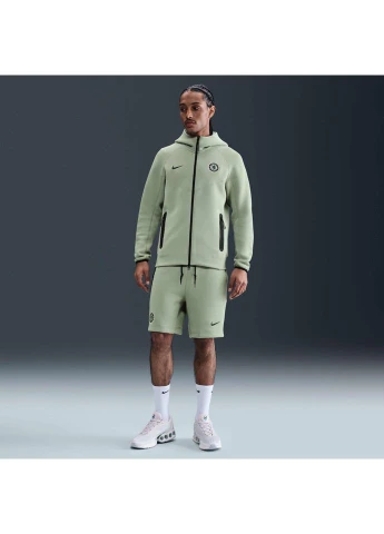 Толстовка чоловіча Sportswear Tech Fleece Chelsea Fc Olive HJ6424-370 Nike (386686308)