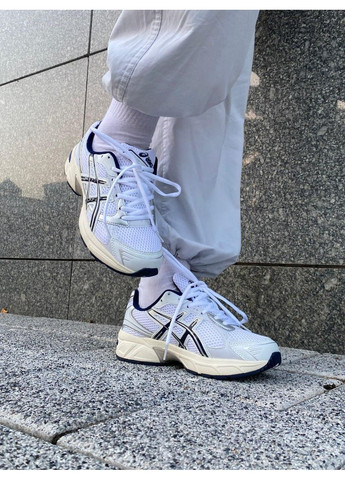 КРОССОВКИ ЖЕНСКИЕ ASICS GEL-1130 WHITE BLACK BEIGE АСИКС ГЕЛЬ 1130 No Brand чёрные демисезоны (368647100)