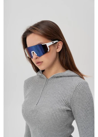 Стильні Сонцезахисні Поляризаційні Окуляри Visor White&Purple Without (384530779)