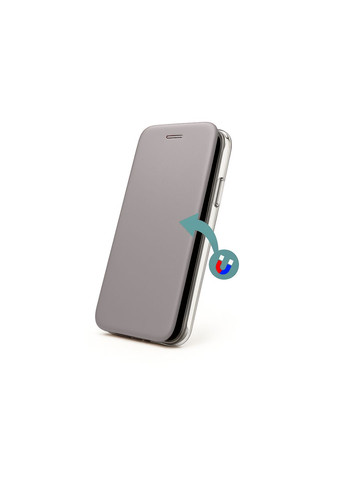 Чехол-книжка для Redmi Note 11 4G с подставкой на сяоми редми нот 11 4г серая gd1 Xiaomi (366234230)