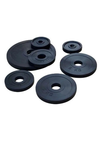 Штанга резиновая 145 кг с олимпийским грифом 220 см (RNS_RN_OB145) RN Sport (395326684)