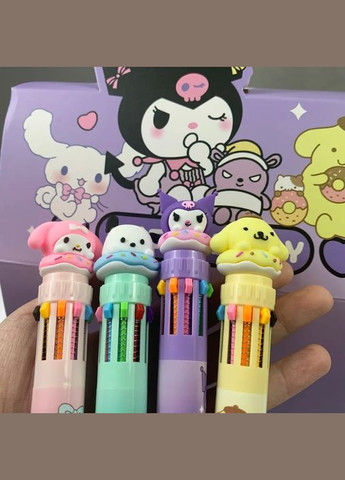 Куроми ручка Санрио Kuromi Sanrio ручка шариковая ручка с рисунком аниме, игрушка в подарок розовая NECA (280258071)