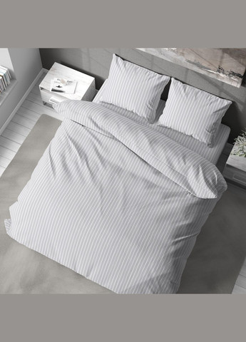 Постільна білизна " ", Полісатин, Світло-сірий, Полторопальний P-0159 Lelit (308071818)