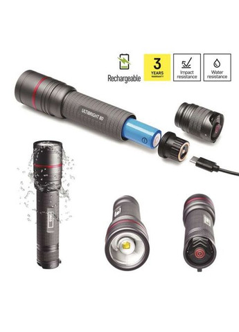 Ліхтар (P3180) Emos P3180 600Lm Li-ion Metal (268141680)